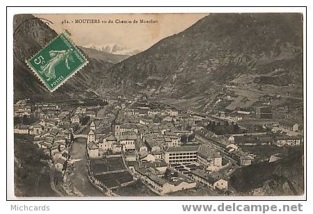 CPA 73 MOUTIERS Vu Du Chemin De Montfort - Moutiers