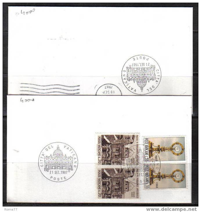 BOL1424 - VATICANO 1987 , VIAGGIO IN USA E CANADA - Cartas & Documentos