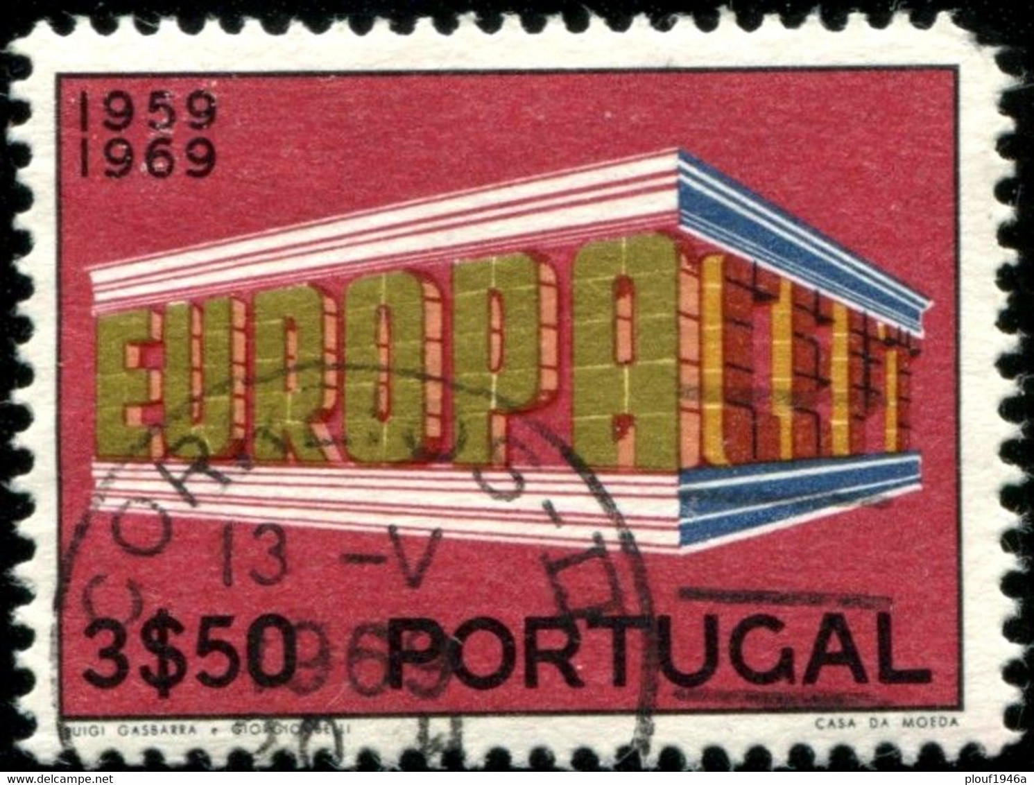 Pays : 394,1 (Portugal : République)  Yvert Et Tellier N° : 1052 (o) [EUROPA] - Used Stamps