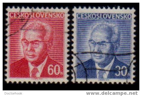 CZECHOSLOVAKIA   Scott   #  2035-6  VF USED - Used Stamps