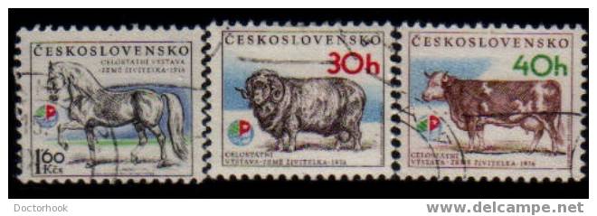 CZECHOSLOVAKIA   Scott   #  2077-9  VF USED - Used Stamps