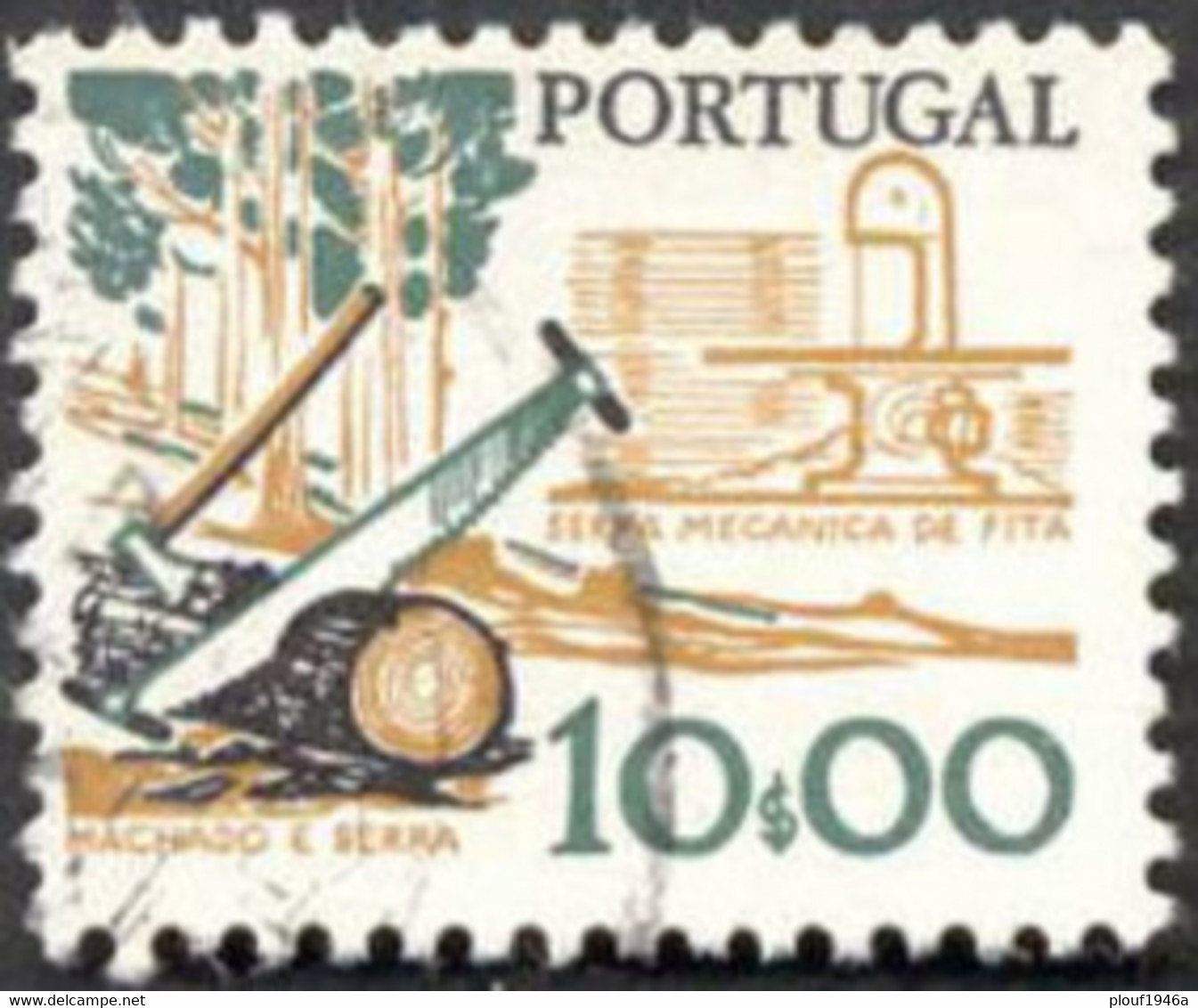 Pays : 394,1 (Portugal : République)  Yvert Et Tellier N° : 1410 (o) - Usado