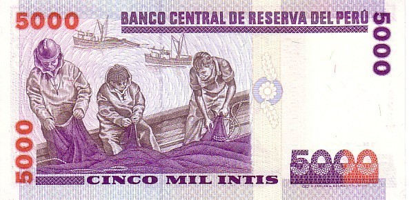 PEROU  5 000 Intis Daté Du 28-06-1988  Pick 137   ****BILLET  NEUF**** - Perú