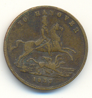 GRANDE - BRETAGNE   1837    VICTORIA    TOKEN - Andere & Zonder Classificatie