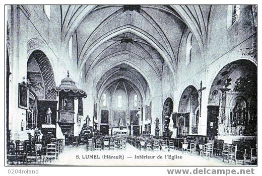 Lunel - Intérieur De L'Eglise - Lunel