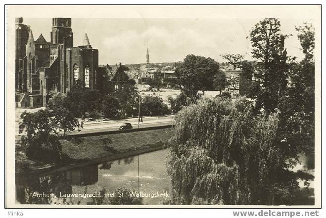 Arnhem - Lauwersgracht Met St. Walburgskerk - Arnhem