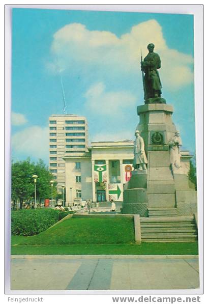 D 2973 - (Bulgarien) Haskovo, Denkmal Der I.d. Kriegen Gefallenen Soldaten - Gel. - Monuments