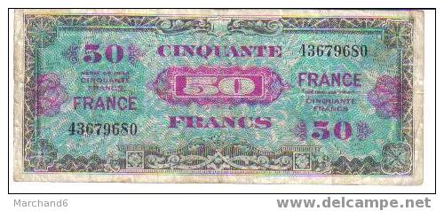 France Recto 50 Francs N°43679680 - 1945 Verso France