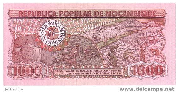 MOZAMBIQUE   1 000 Meticais  Daté Du 16-06-1983   Pick 132     ***** BILLET  NEUF ***** - Moçambique