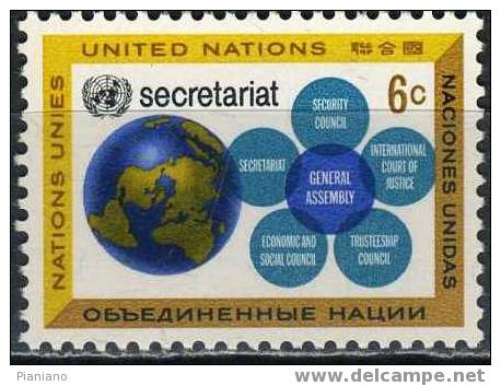 PIA - ONN - 1968 - Secrétariat Des N.U.  - (Yv  175-76) - Ungebraucht
