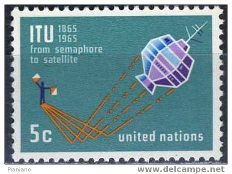 PIA - ONN - 1965- 100° De L´ UIT - (Yv  137-38) - Unused Stamps