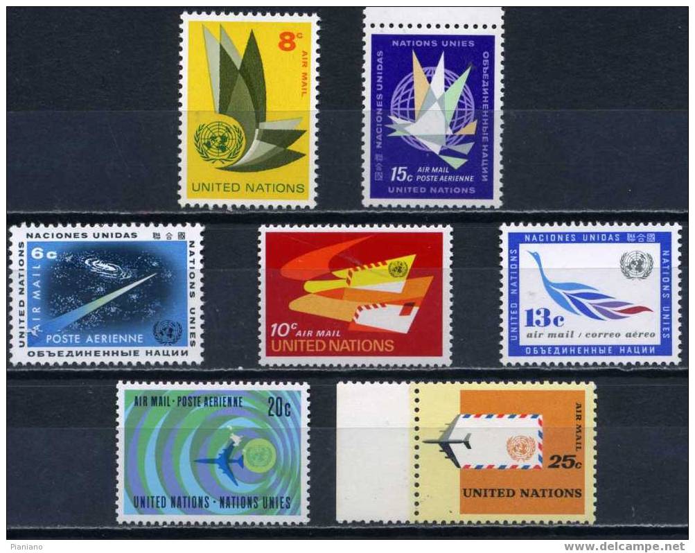 PIA - ONN - 1963-69 - Série Courante De P.A. - (Yv P.A. 8-14) - Airmail