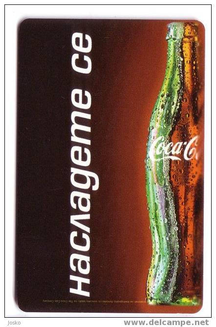 COCA COLA  ( Bulgaria - Mobika Chip Card )  Drink Beverage Drinks Beverages - Bulgarien