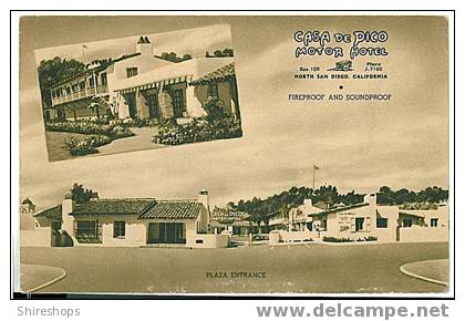 Casa De Pico Motor Hotel San Diego California - San Diego