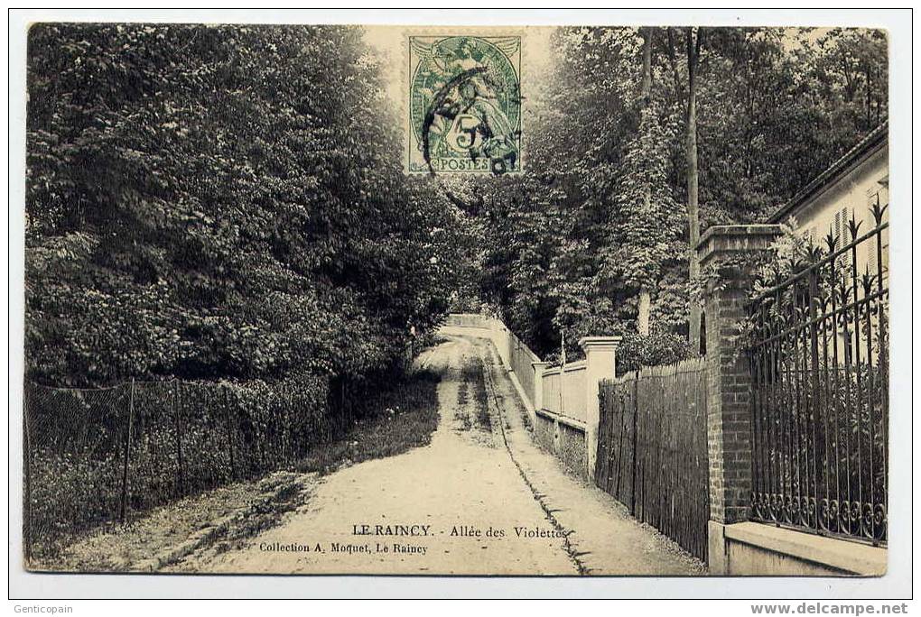 H103 - LE RAINCY - Allée Des Violettes (1907) - Le Raincy