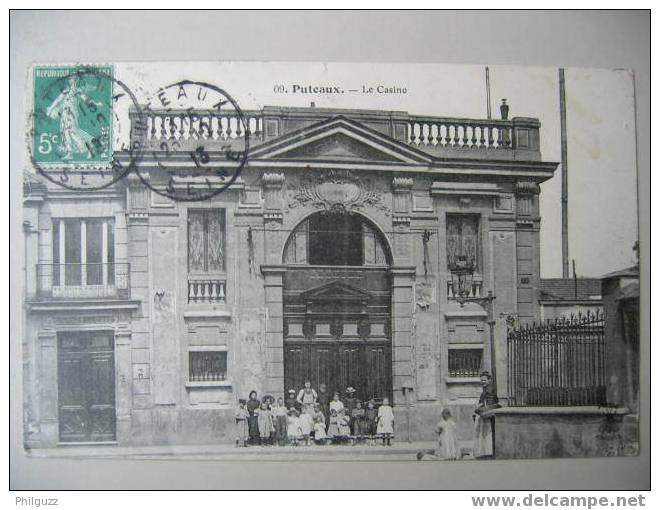 Carte Postale PUTEAUX LE CASINO ANIMEE - Puteaux