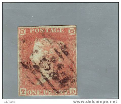 Gran Bretagna - N. 3d  Used (UNI) 1p ND Testa D´avorio - Used Stamps