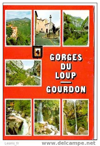 CP - GORGES DU LOUP - GOURDON - MULTIVUES - - Gourdon