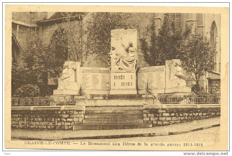 BRAINE - LE COMTE - Le Monument Aux Héros De La Grande Guerre 1914/1918 (178) - Braine-le-Comte