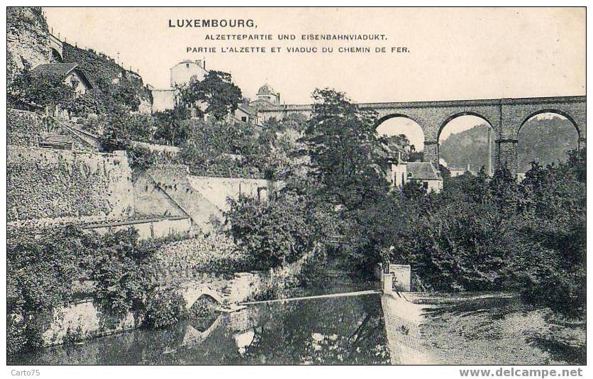LUXEMBOURG - L'Alzette Et Viaduc Du Chemin De Fer - Esch-sur-Alzette