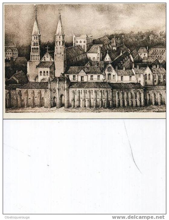 76 JUMIEGES ABBAYE D APRES DESSIN 1702 ND 14 - Jumieges