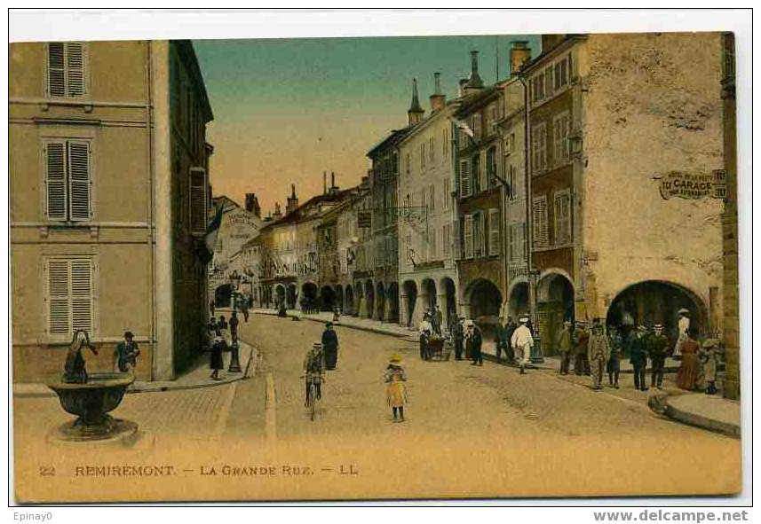 B - 88 - REMIREMONT - La Grande Rue - Remiremont