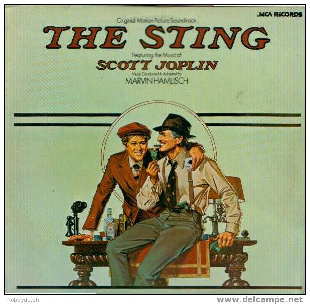 * LP * THE STING (Original Soundtrack) - SCOTT JOPLIN (1973) - Soundtracks, Film Music