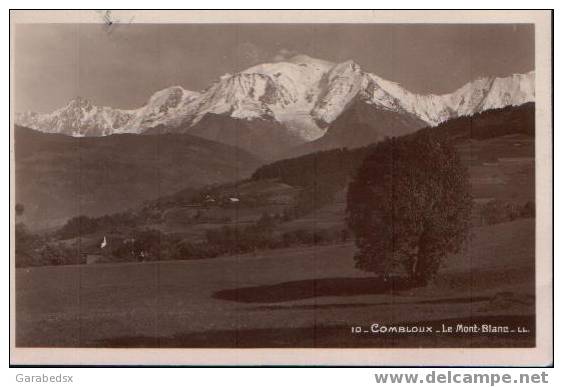 CPSM De COMBLOUX - Le Mont Blanc. - Combloux