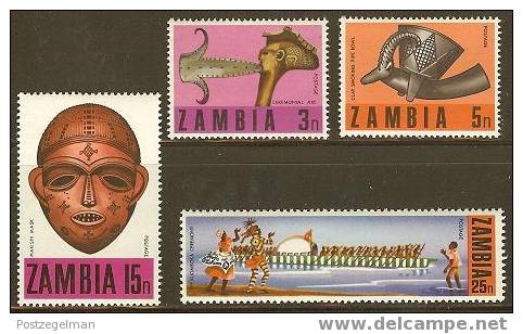 ZAMBIA 1970 MNH Stamp(s) Local Art 66-69  #6178 - Other & Unclassified