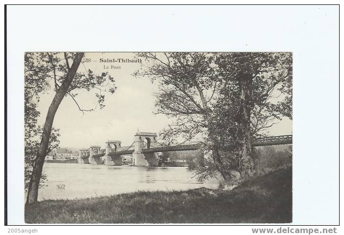 18 Dép.- 528 - Saint-Thibault - Le Pont. Th.G. Carte Postale Non Voyagée,bon état. - Autres & Non Classés