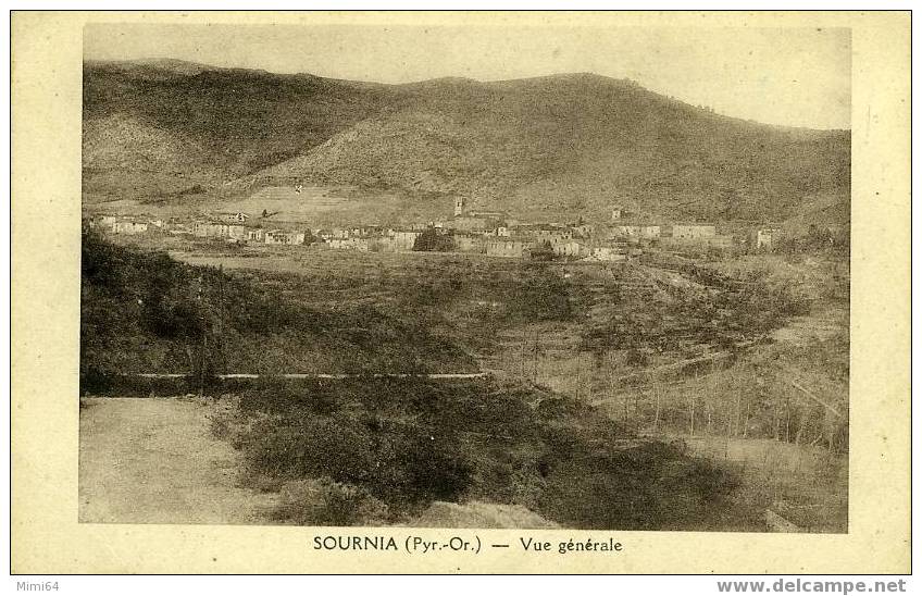 D.66. SOURNIA . VUE GENERALE - Sournia