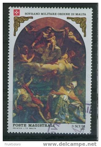 SMOM Sovereign Military Order Of Malta Mi 223 Christmas - The Virgin And St. John St. Publius - 1983 - Malta (Orde Van)