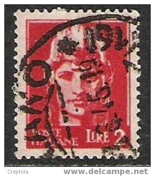 Italie - 1945 - Y&T 475 - Oblit. - Usati