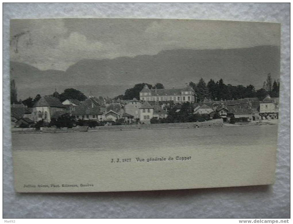 VUE GENERALE  DE COPPET - Coppet