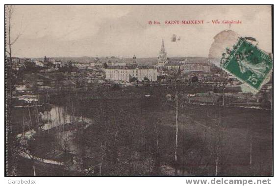 CPA De SAINT MAIXENT - Vue Générale. - Saint Maixent L'Ecole