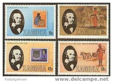 ZAMBIA 1979 MNH Stamp(s) Rowland Hill 213-216 #6204 - Rowland Hill