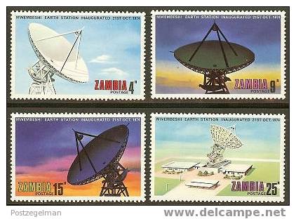 ZAMBIA 1974 MNH Stamp(s) Ground Station 137-140 #6190 - Zambia (1965-...)