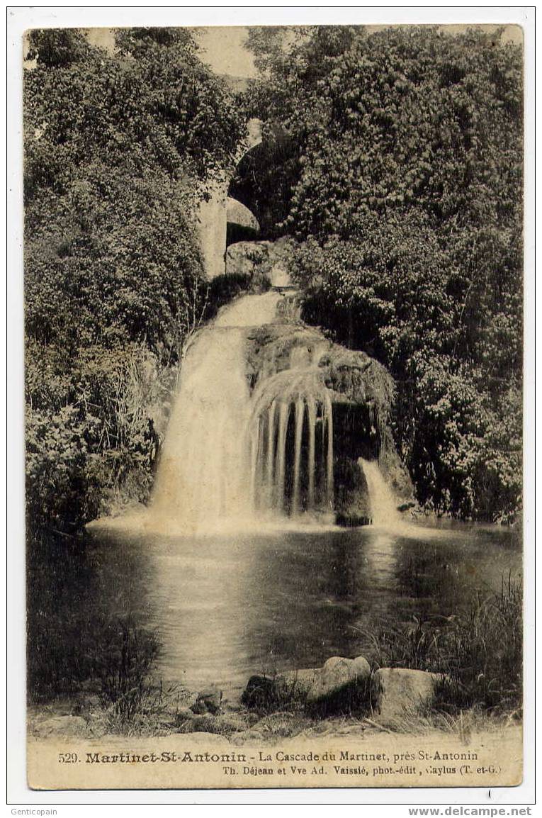 H105 - Cascade Du MARTINET  (Martinet - Saint-Antonin) - 1915 - Saint Antonin Noble Val