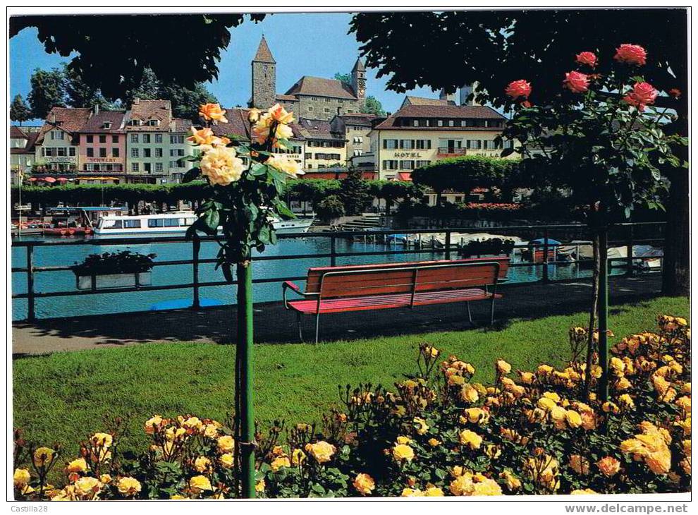 CPSM RAPPERSWILL Quaianlagen Und Schloss - Rapperswil-Jona