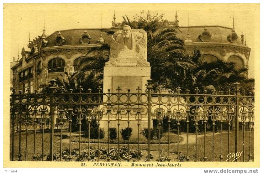 D.66. PERPIGNAN. MONUMENT JEAN-JAURES - Perpignan