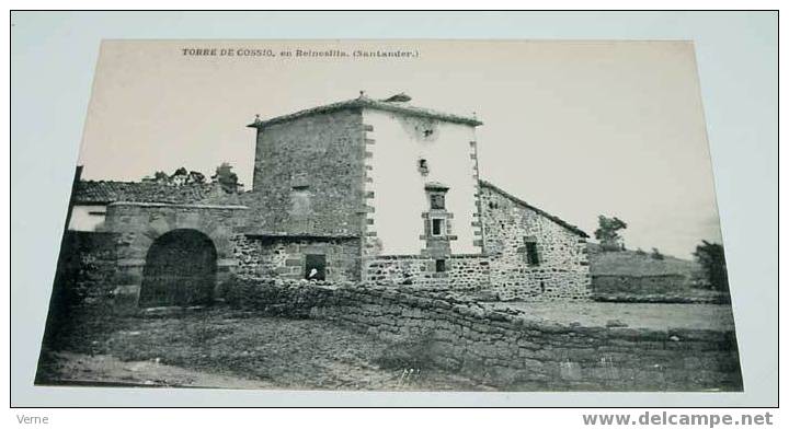 ANTIGUA POSTAL DE TORRE DE COSSIO - EN REINOSA - SANTANDER - ED HAUSER Y MENET - NO CIRCULADA. - Cantabria (Santander)