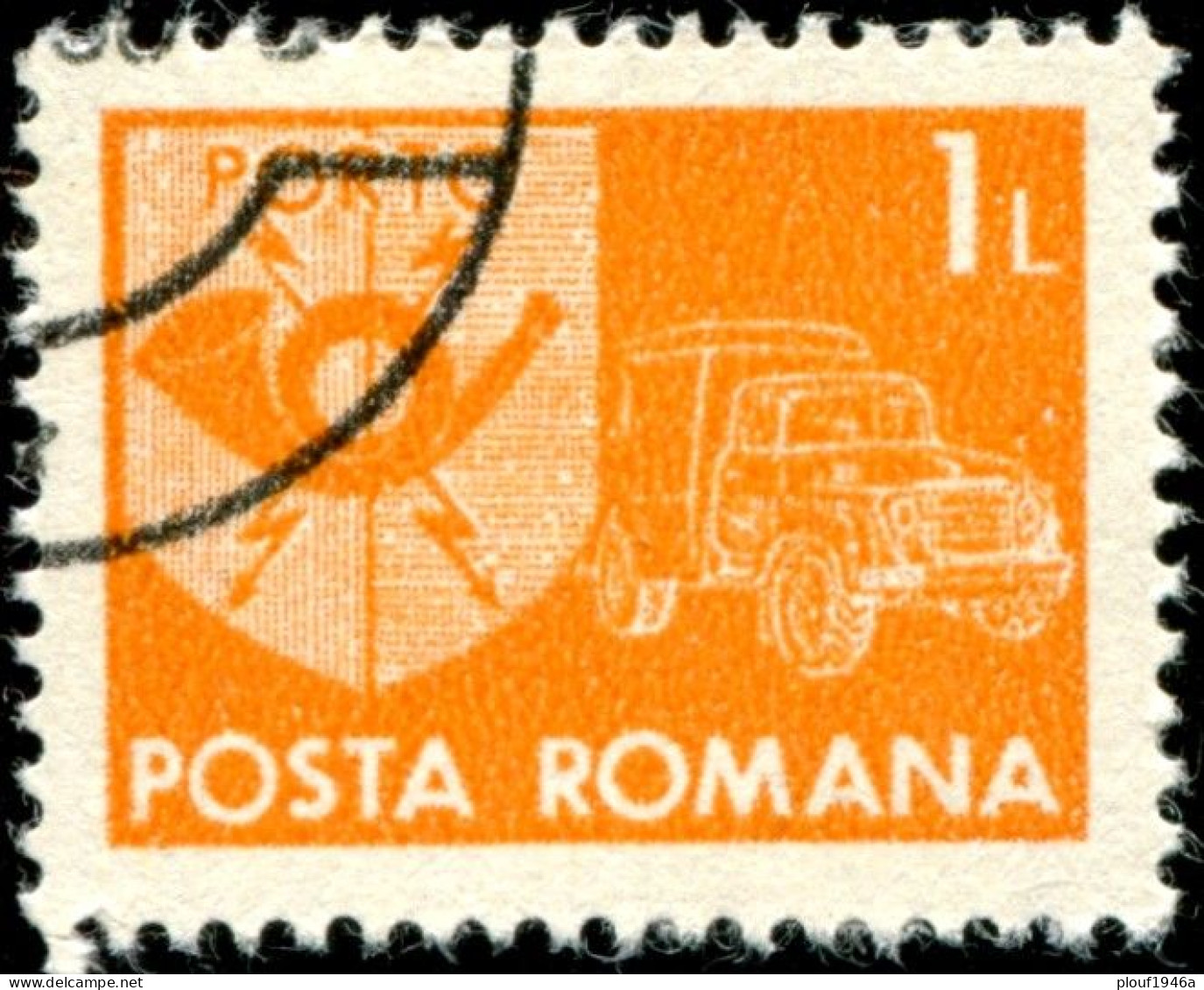 Pays : 410 (Roumanie : République Socialiste)  Yvert Et Tellier N° : Tx   138 Droite (o) / Michel RO P 124 B - Port Dû (Taxe)