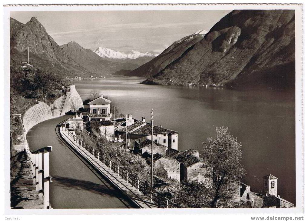 CPSM LUGANO Lago Gandria E La Nuova Strada - Gandria 