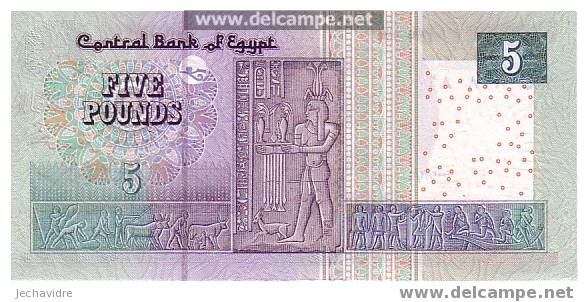 EGYPTE    5 Pounds  Emission Du 21-02-2002   Pick 63     ***** BILLET  NEUF ***** - Aegypten