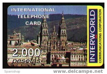 Spain Prepaid Santiago De Compostela Cathedral. Religion - Cultura
