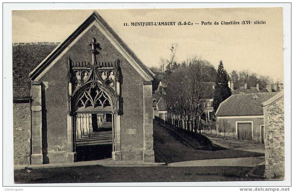 H106 - MONTFORT-L'AMAURY - Porte Du Cimetière (XVIè Siècle) - Montfort L'Amaury