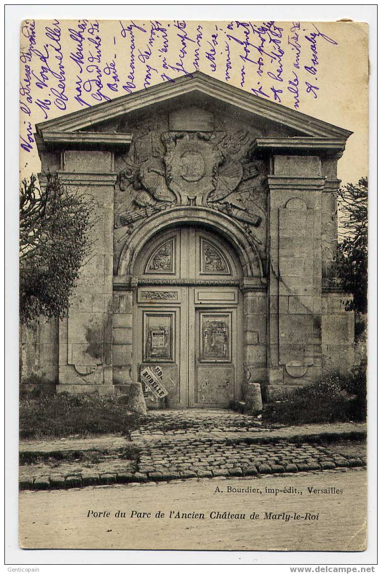H106 - MARLY-le-ROI - Porte Du Parc De L'ancien Château (1905 - Dos Non Divisé) - Marly Le Roi
