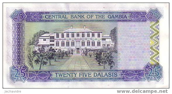 GAMBIE   25 Dalasis   Non Daté   Pick 22     ***** BILLET  NEUF ***** - Gambia