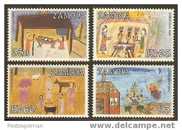 ZAMBIA 1986 MNH Stamp(s) Christmas 369-372  #6228 - Kerstmis