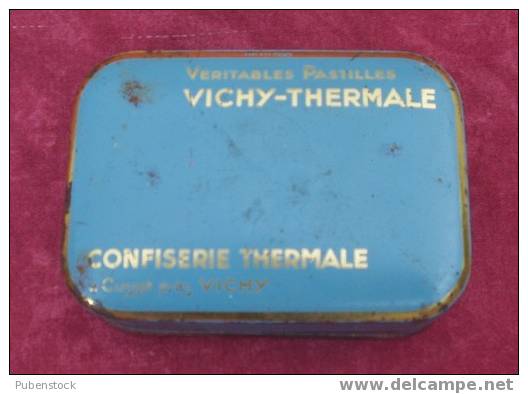 Boîte Métal "PASTILLES VICHY THERMALE". - Boîtes